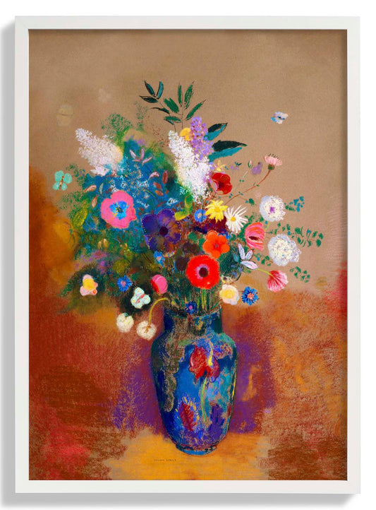 Bouquet of Flowers Painting by Odilon Redon