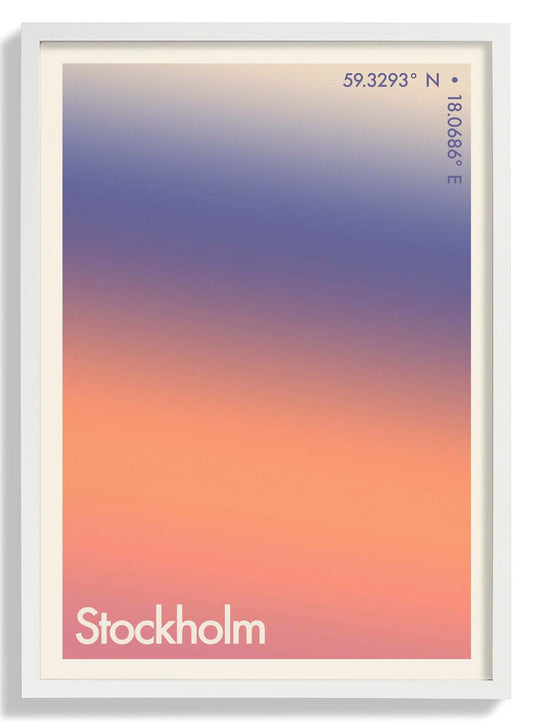 Stockholm Sunset City