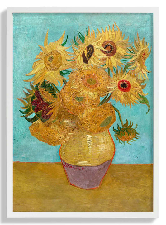 Vase with Twelve Sunflowers by Van Gogh