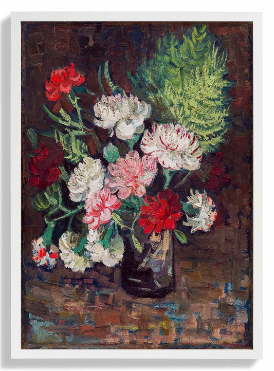 Vase with Carnations by Van Gogh
