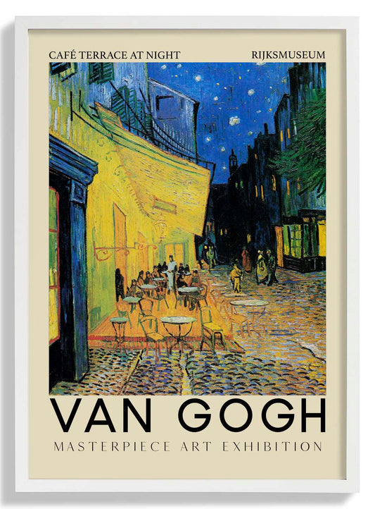 Café Terrace at Night Art Exhibition by Van Gogh