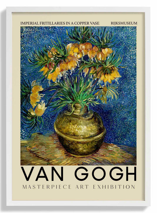 Imperial Fritillaries in a Copper Vase Art Exhibition by Van Gogh