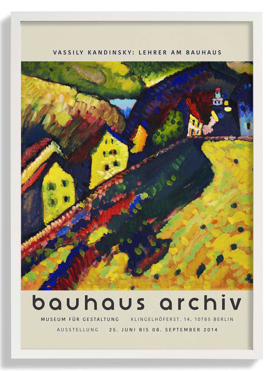 Houses at Murnau by Wassily Kandinsky Exhibition
