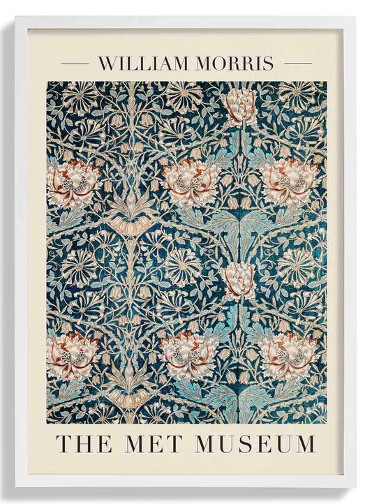 William Morris Honeysuckle Pattern VI Art Exhibition