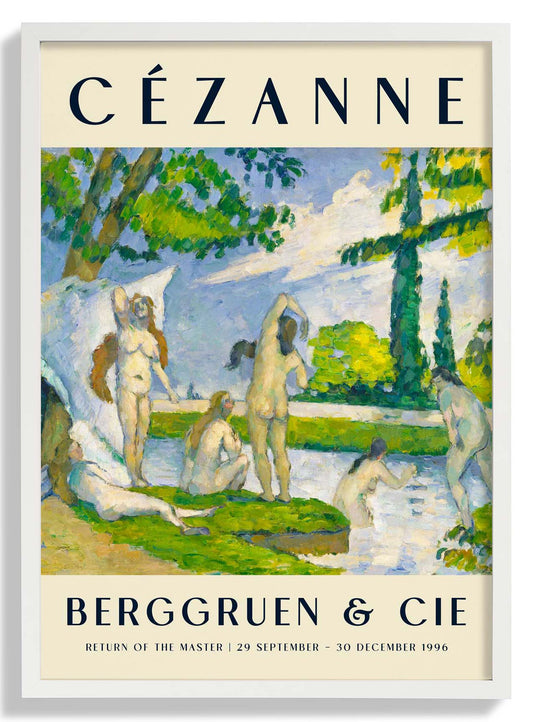 Bathers Art Exhibition By Paul Cézanne