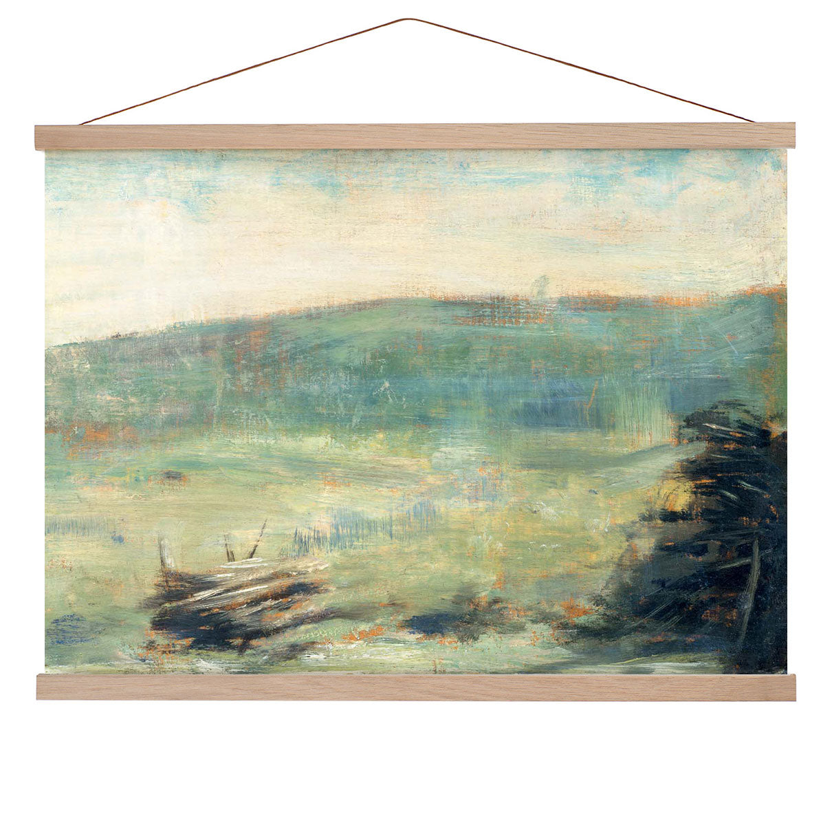 Landschaft bei Saint-Ouen von Georges Seurat