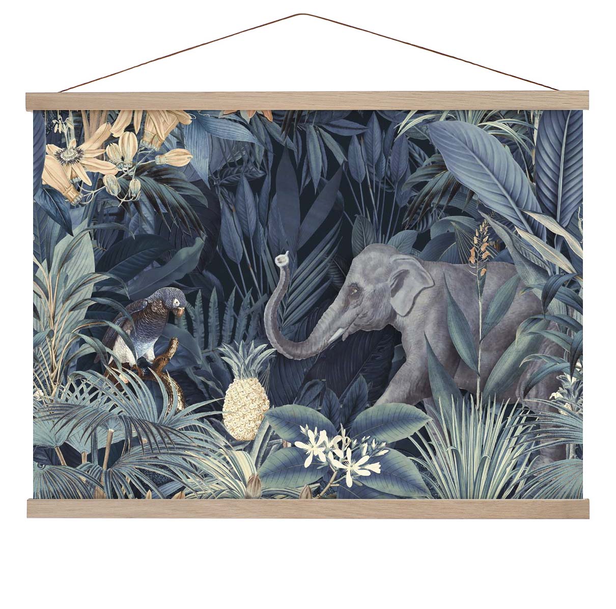 Tropischer Mitternachts-Dschungel-Elefant von Andrea Haase