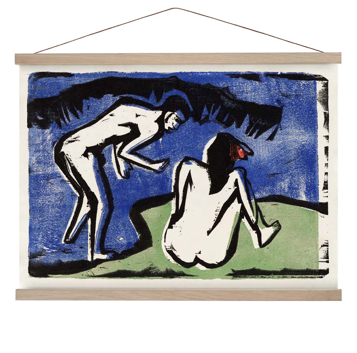 Bathing Couple by Ernst Kirchner