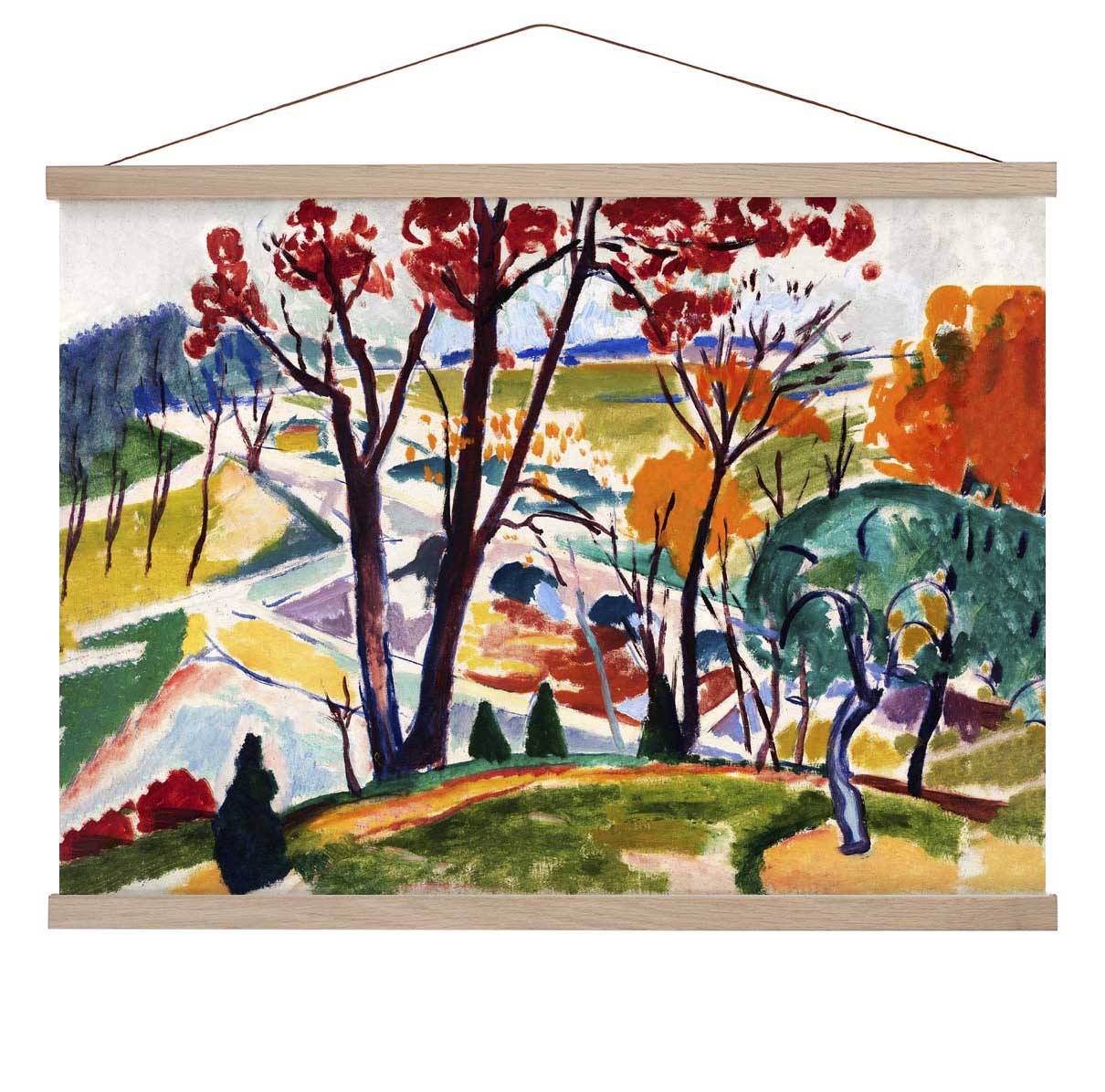 Landschaft, Brücke, Huntingdon Valley von Henry Lyman