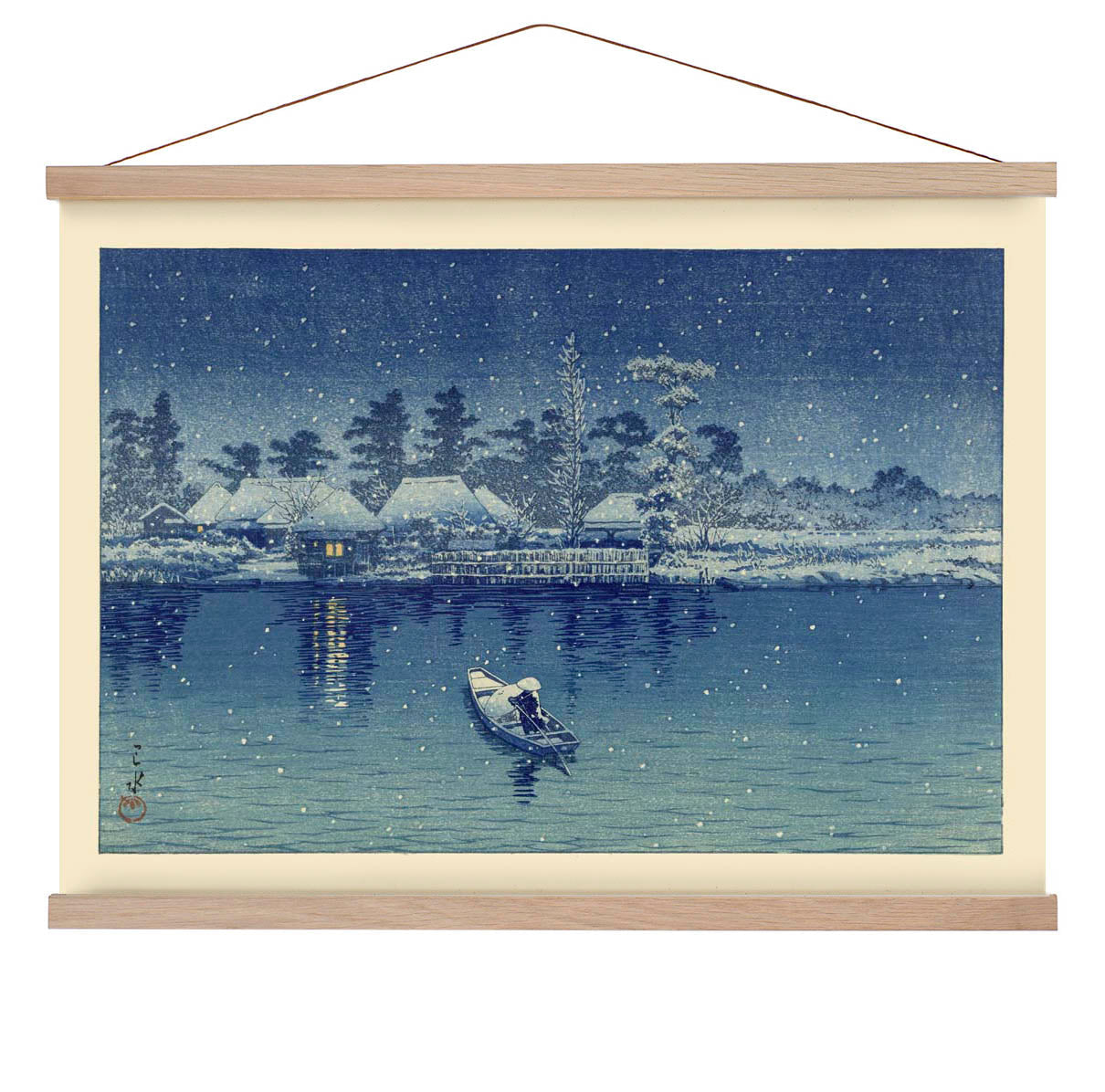 Japanische Fischer von Hasui