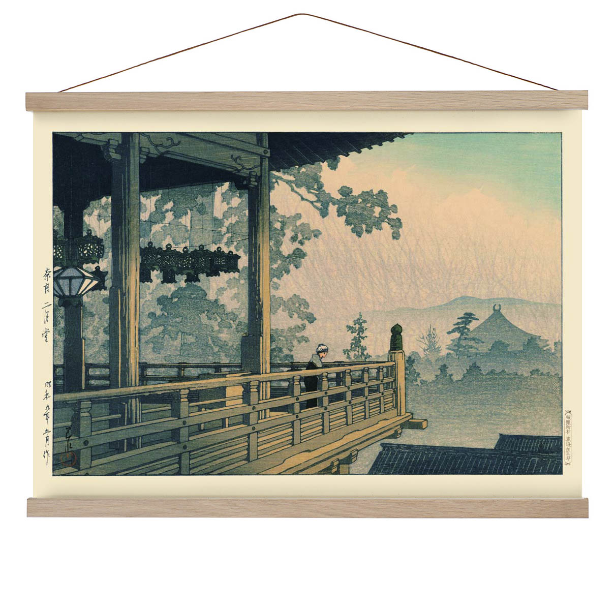 Nigatsudo-Tempel, Nara von Hasui