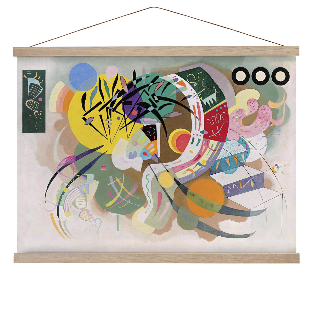 Dominante Kurve von Wassily Kandinsky