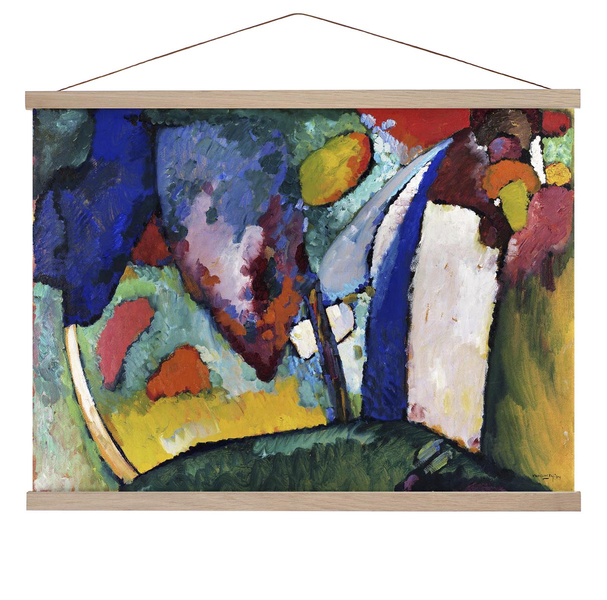 The Waterfall by Wassily Kandinsky