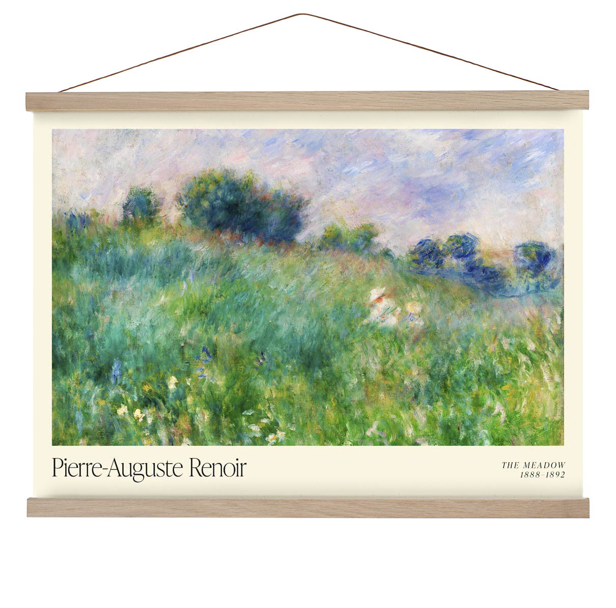 Meadow Art Ausstellungsplakat von Pierre A. Renoir