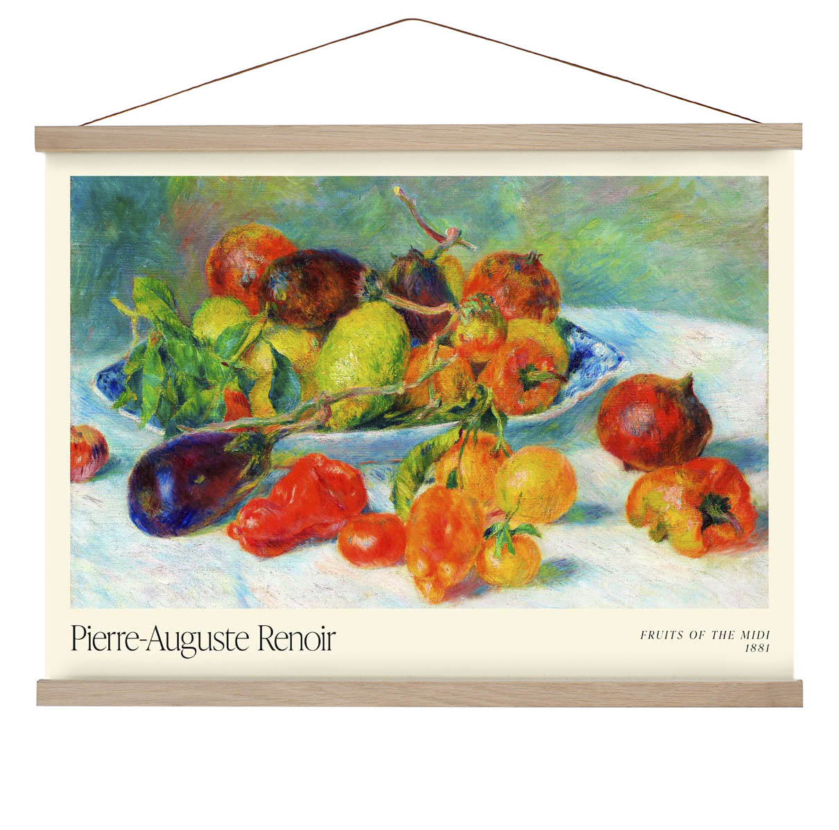 Fruits of the Midi Ausstellungsplakat von Pierre A. Renoir