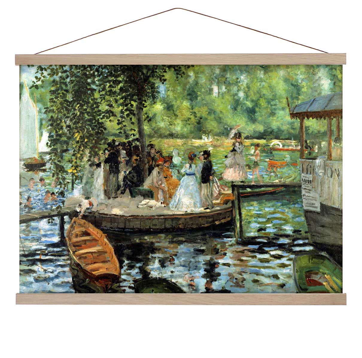 La Grenouillère Gemälde von Pierre A. Renoir