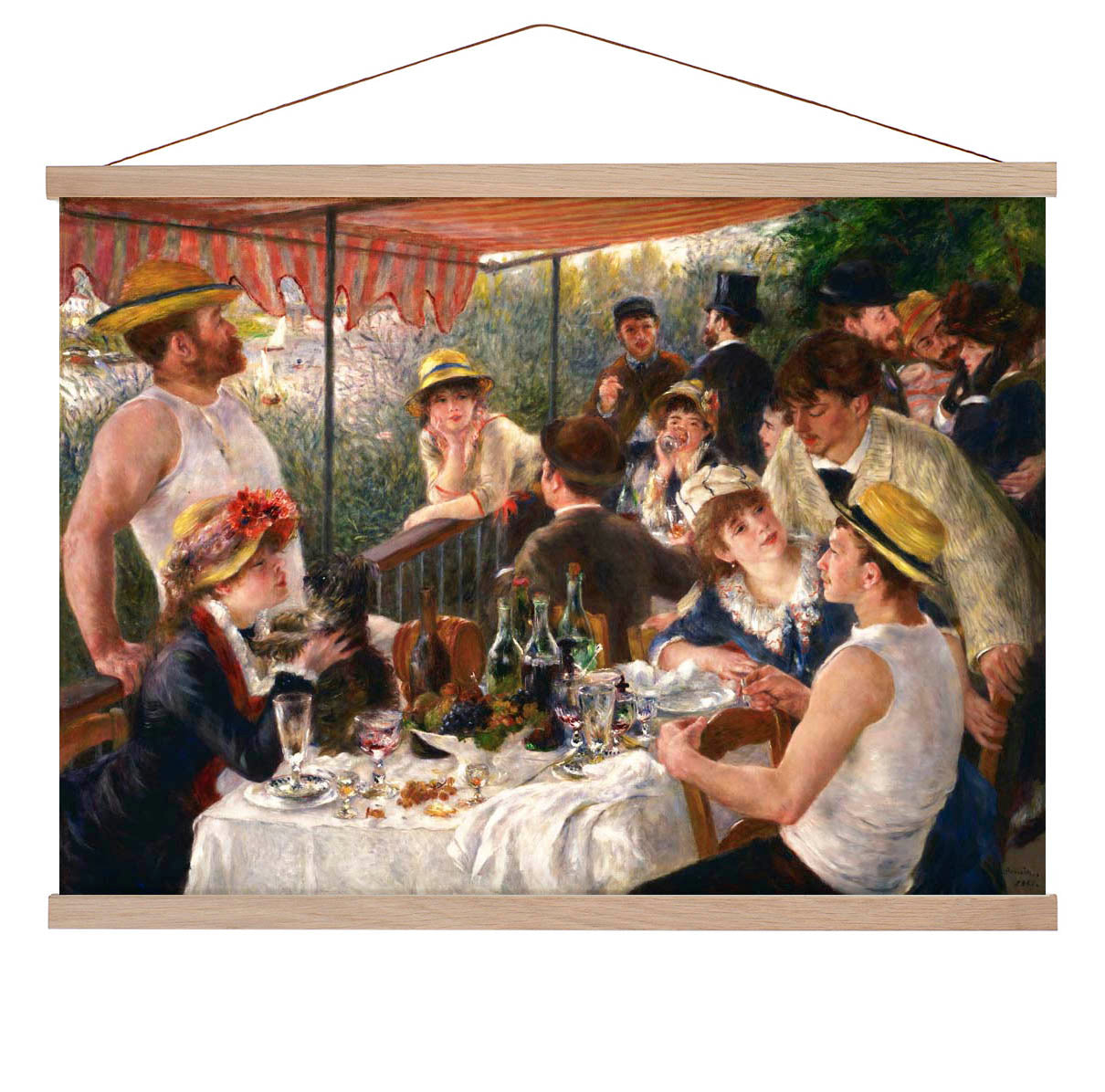 Mittagessen der Bootsparty Gemälde von Pierre A. Renoir