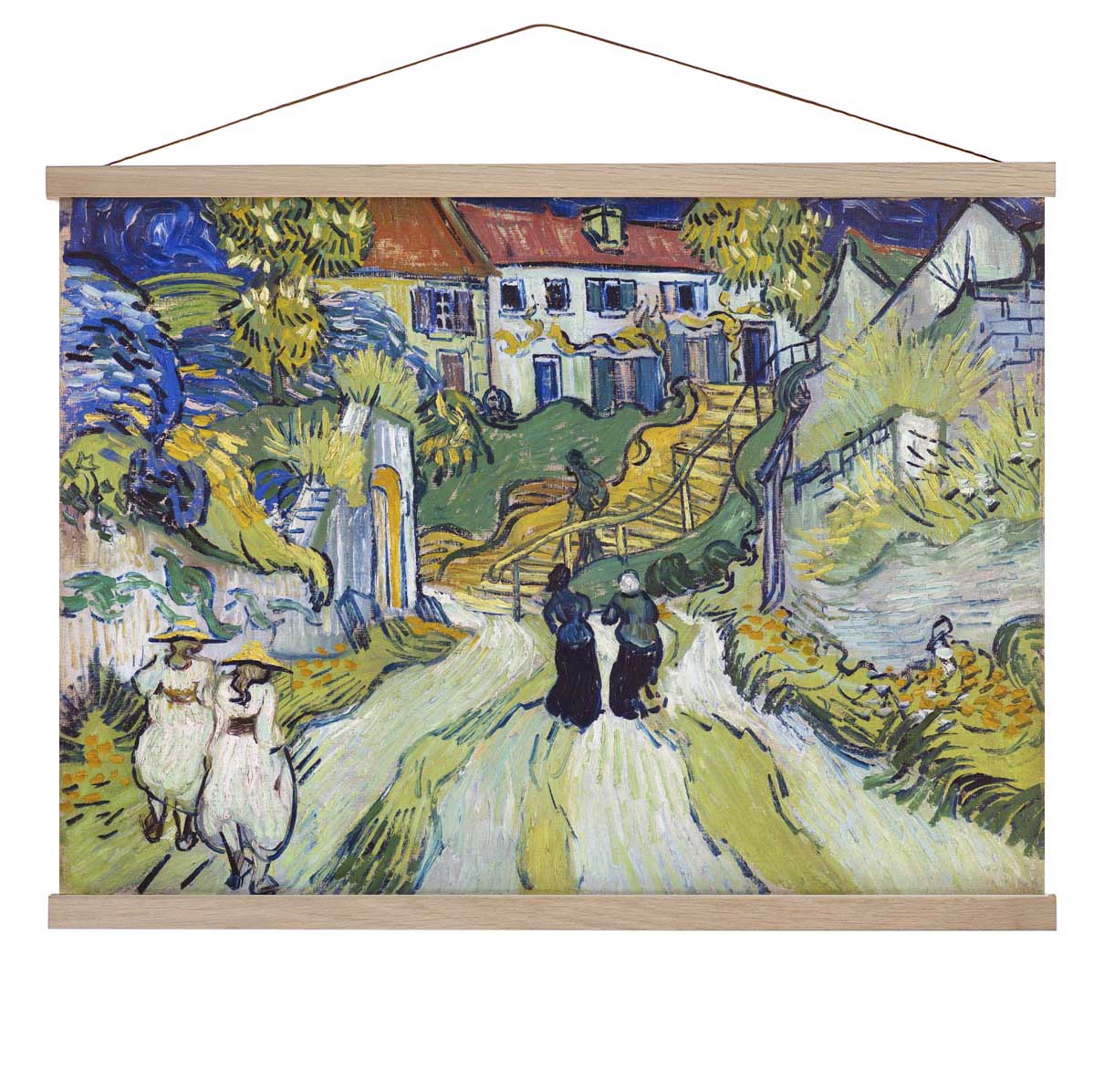 Die Treppe in Auvers von Van Gogh