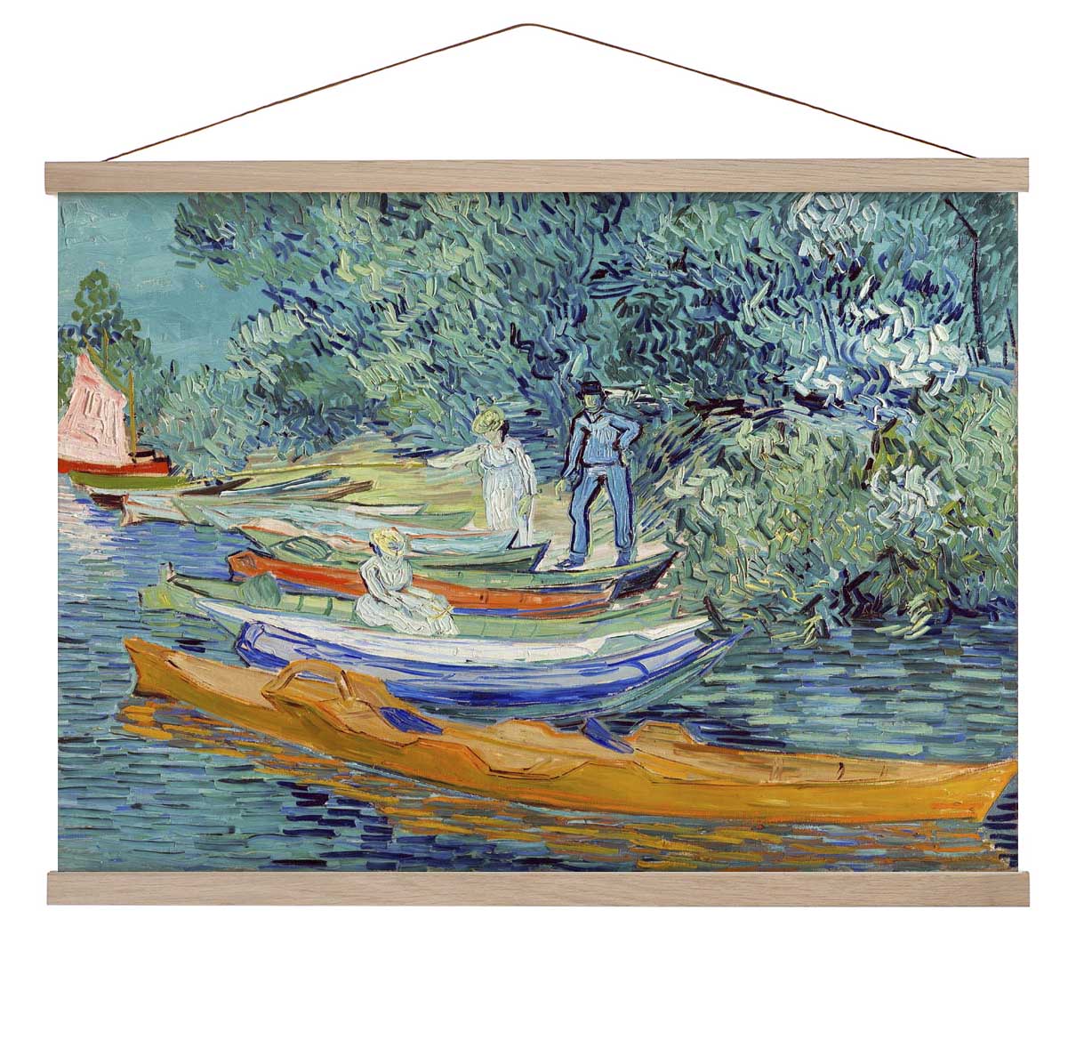 Bank of the Oise at Auvers by Van Gogh