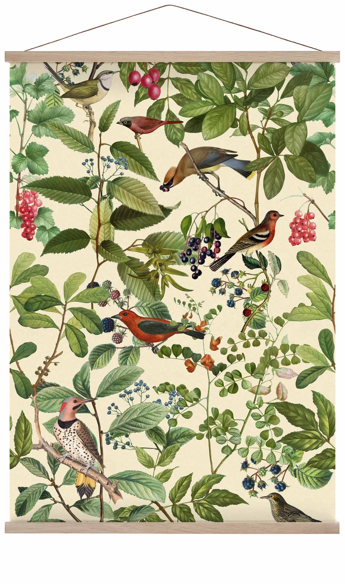 Birds And Berries by Andrea Haase