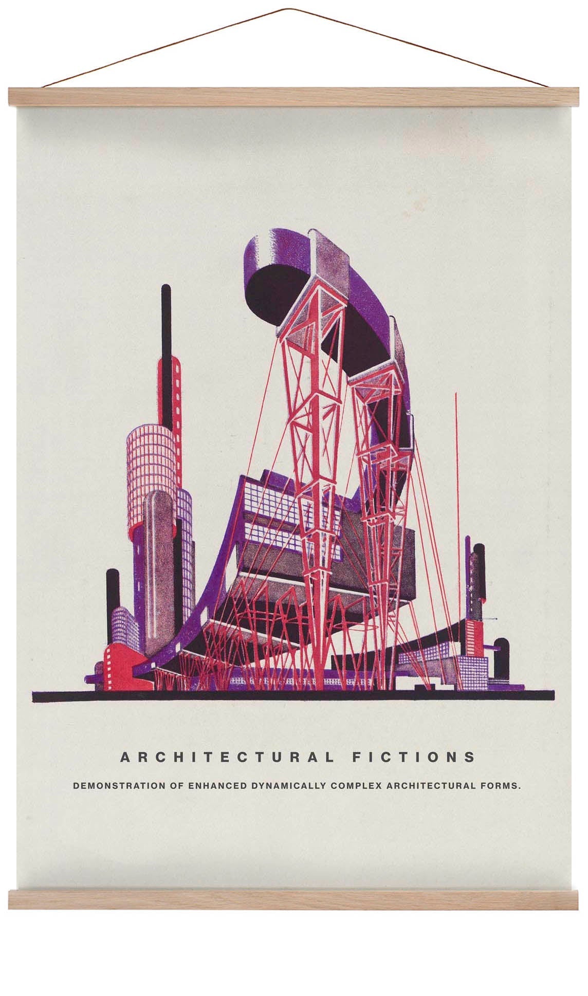 Demonstration of complex architectural forms by Yakov Chernikhov