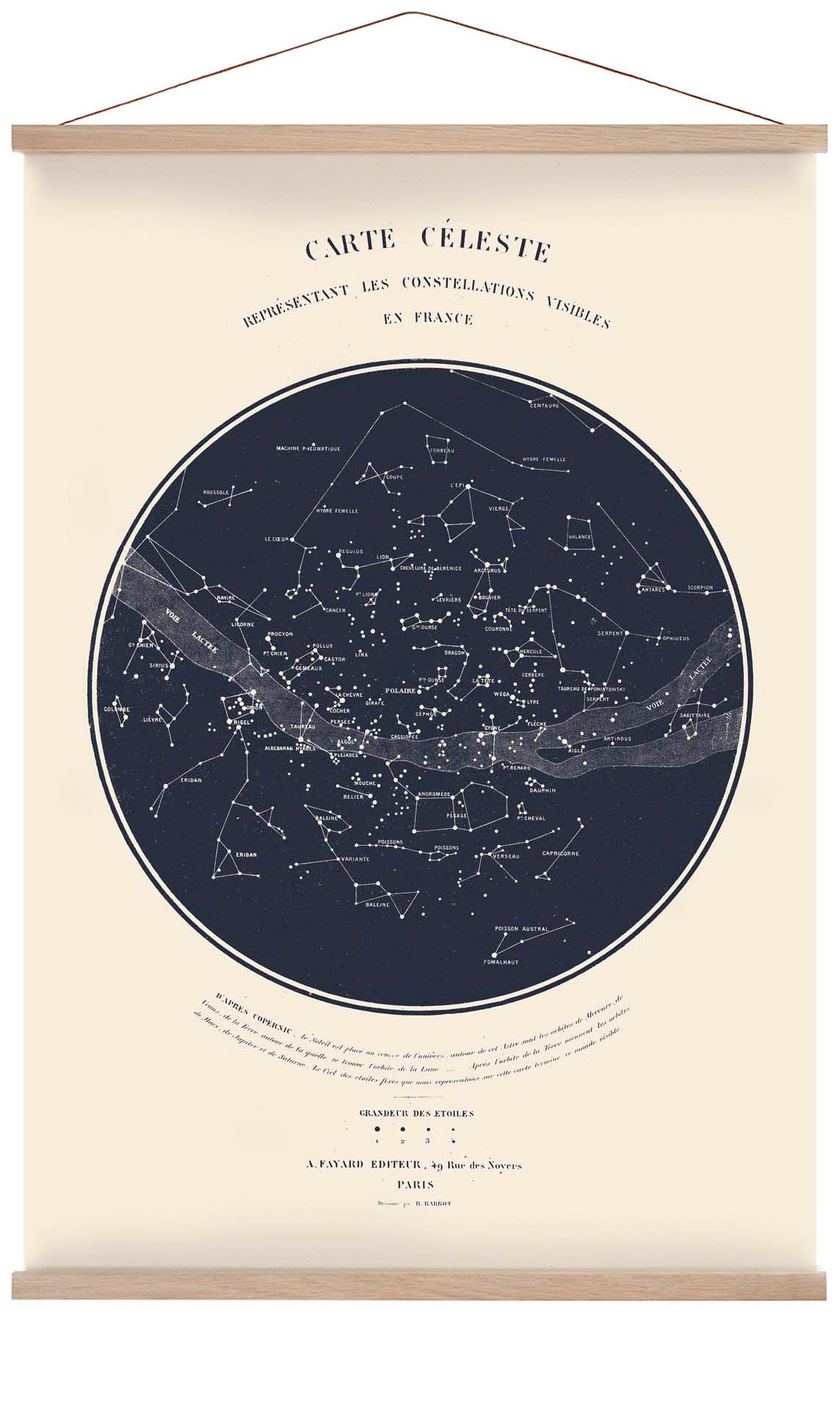 Carte Celeste Art Print by Aster