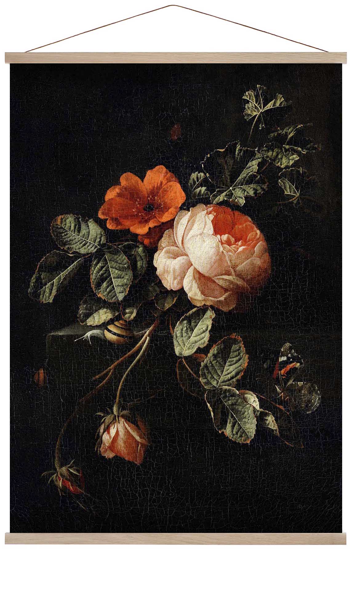 Rosen von van den Broeck Botanisches Poster