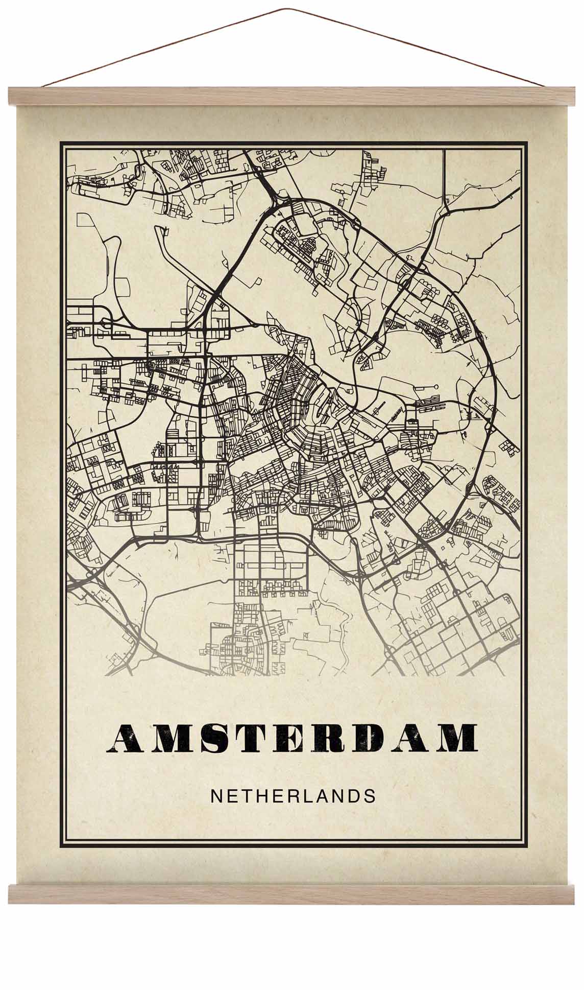 Amsterdam City Sepia