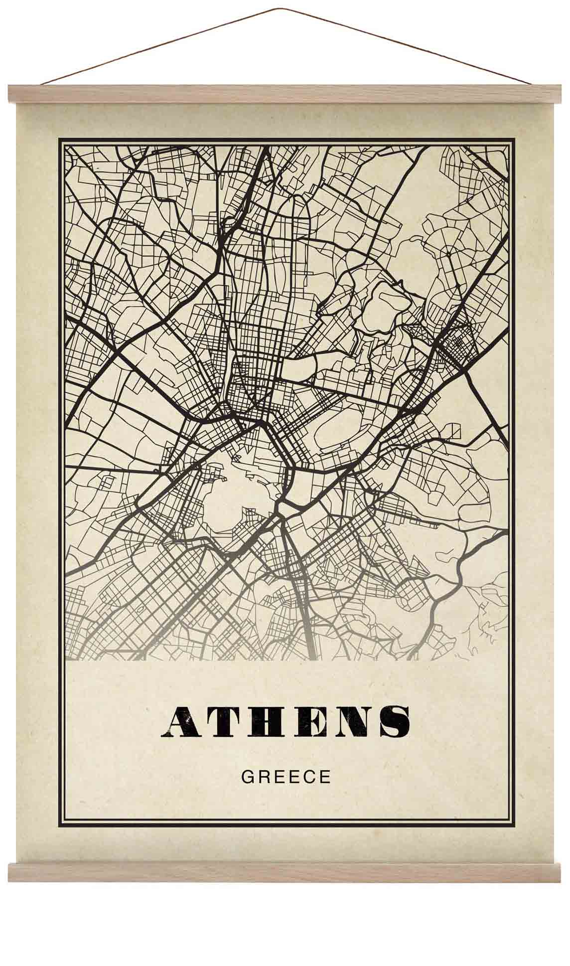 Athens City Sepia