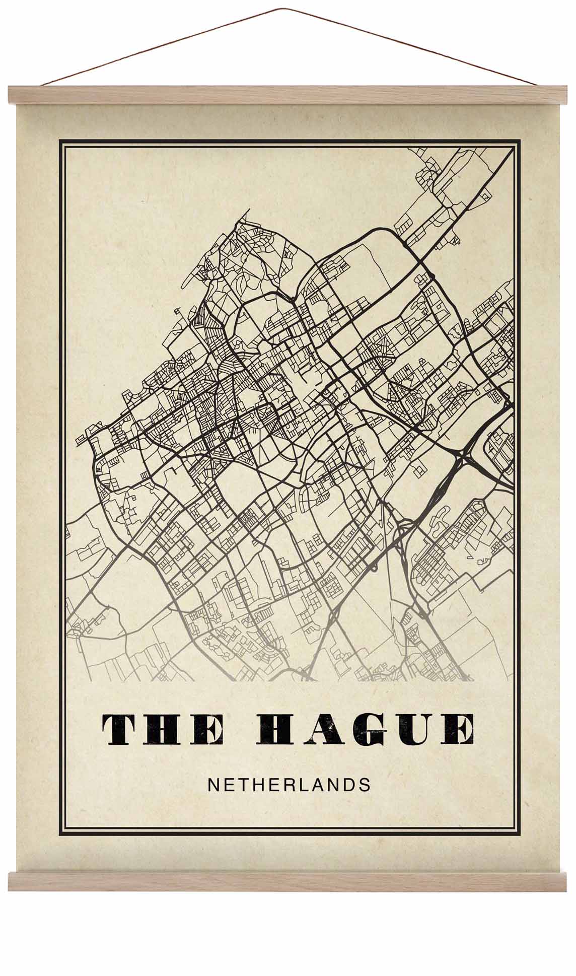 The Hague City Sepia