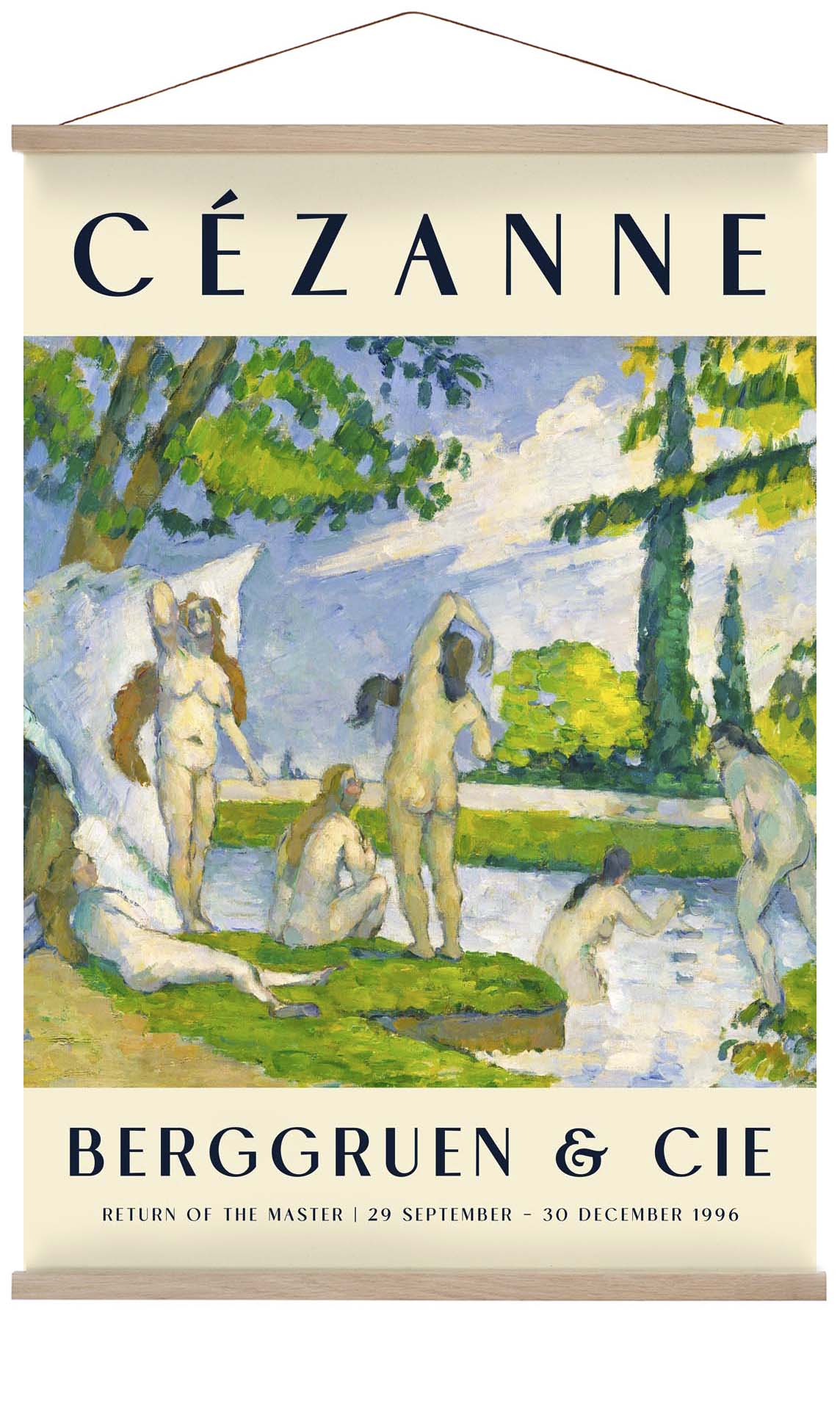 Bathers Art Exhibition By Paul Cézanne