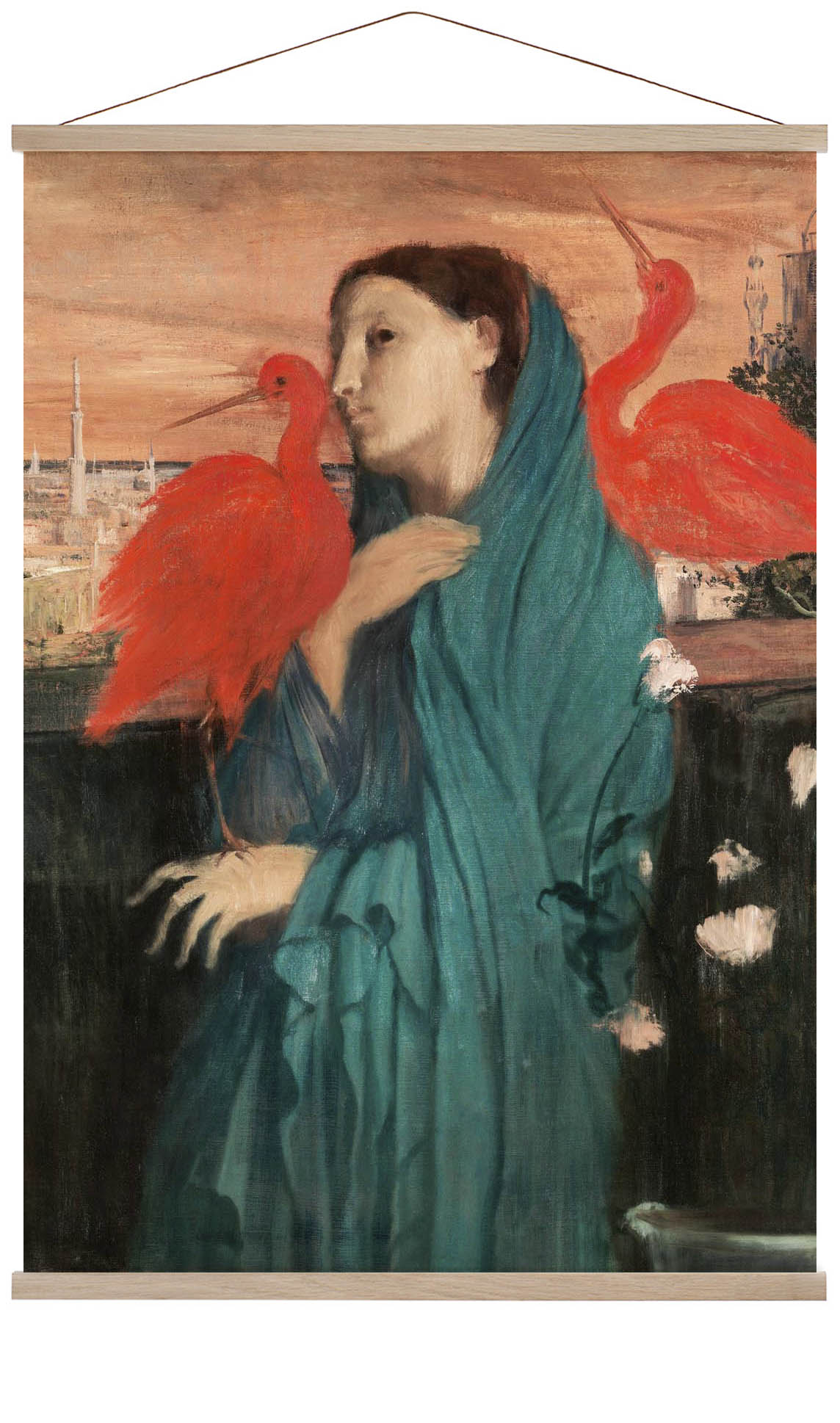 Young Woman with Ibis by Edgar Degas