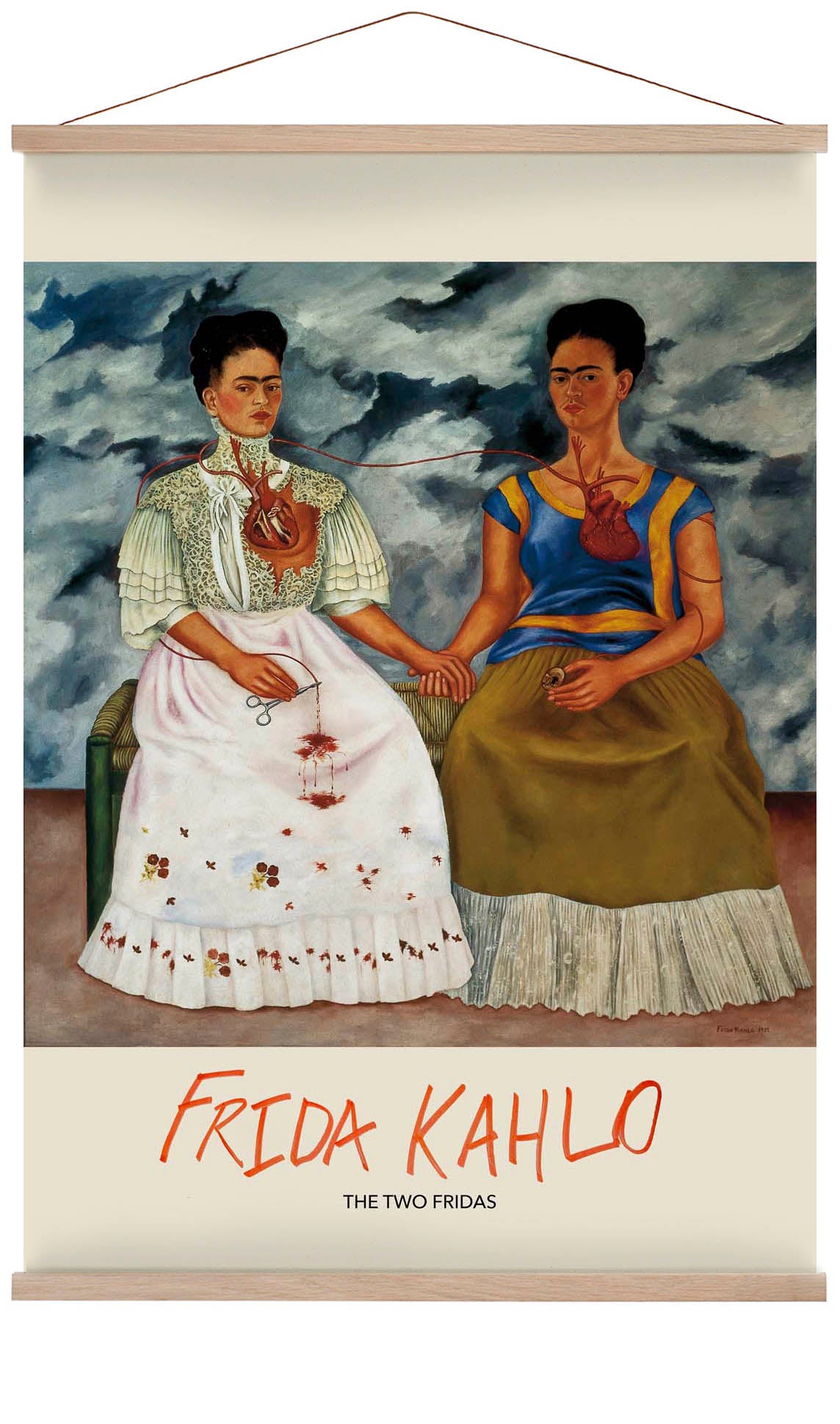 The Two Fridas by Frida Kahlo Art Exhibition