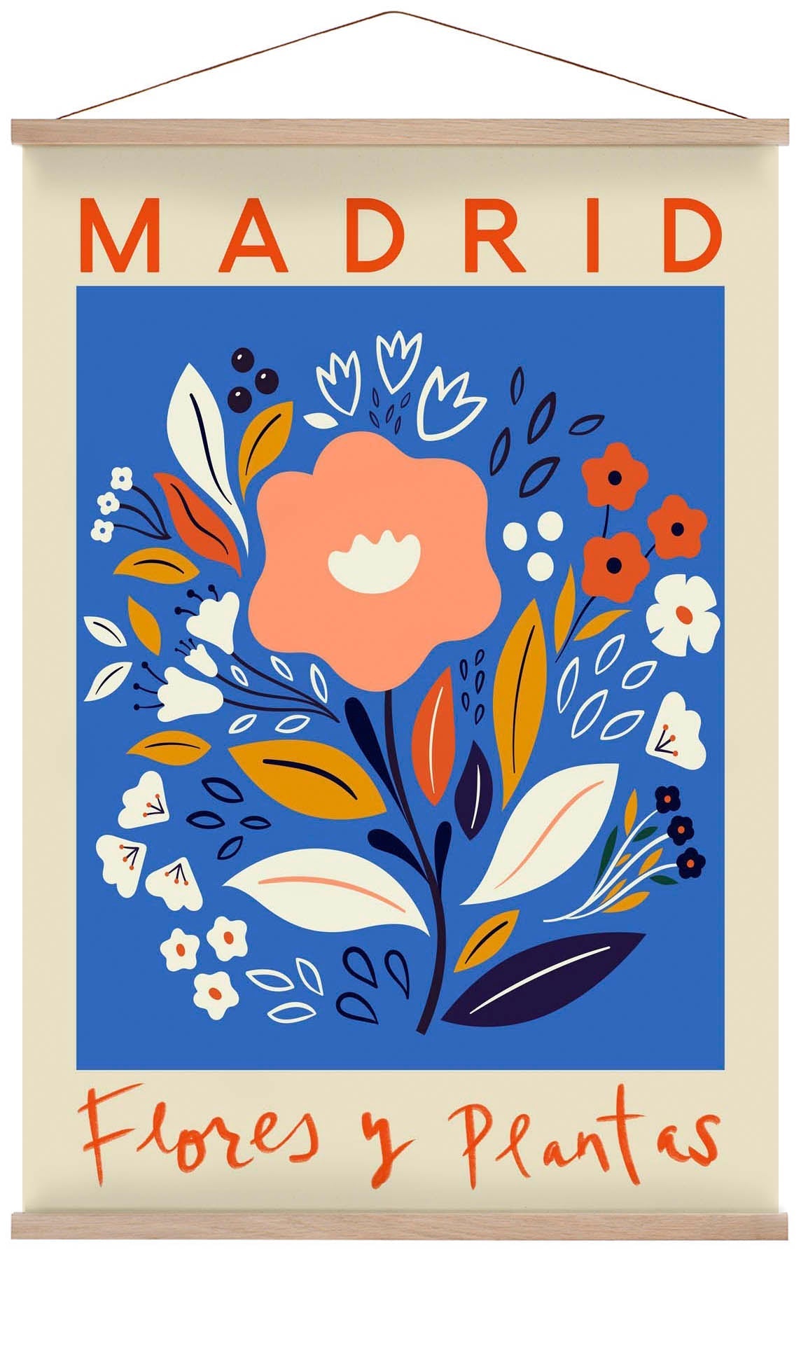 Madrid Blumenmarkt Poster