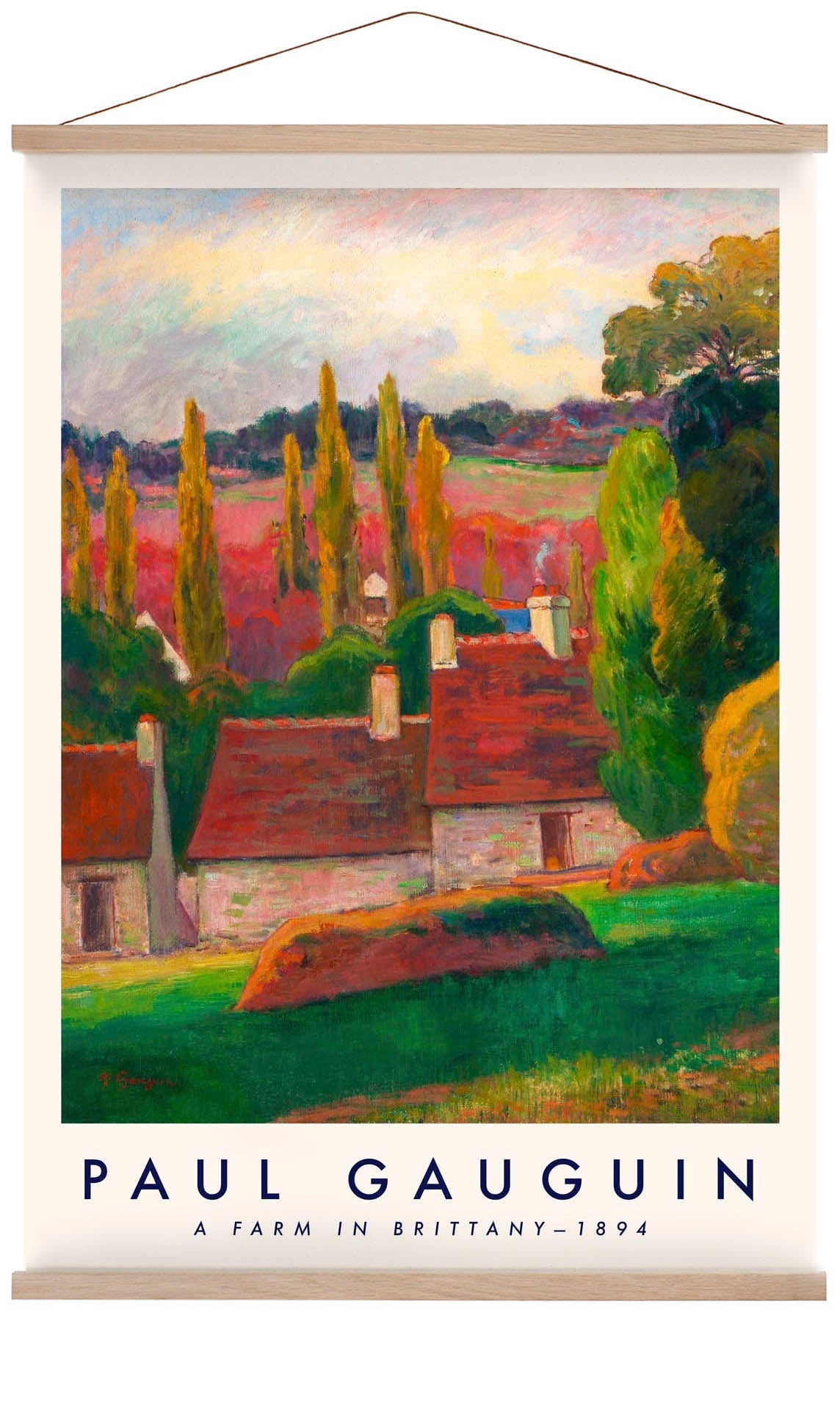 A Farm In Brittany by Paul Gauguin