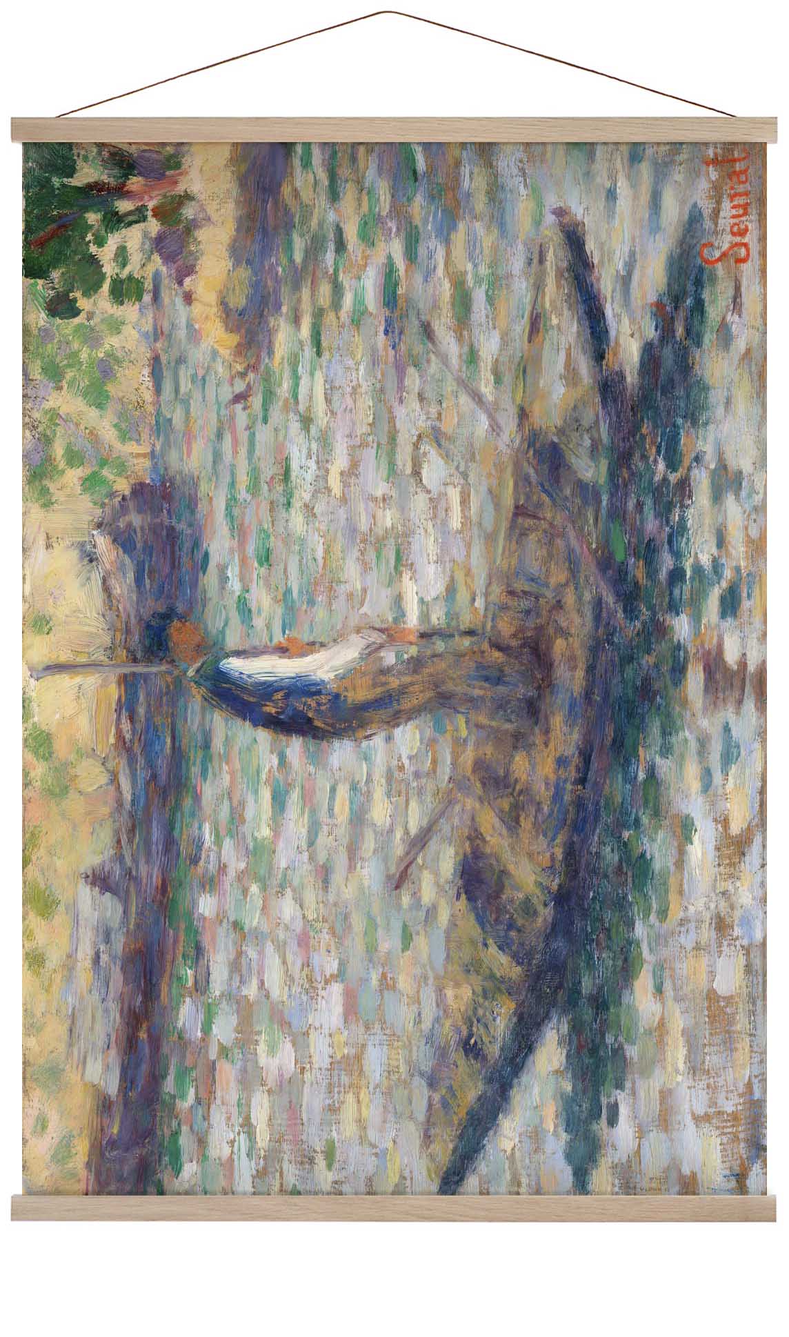 A Fisherman by Georges Seurat