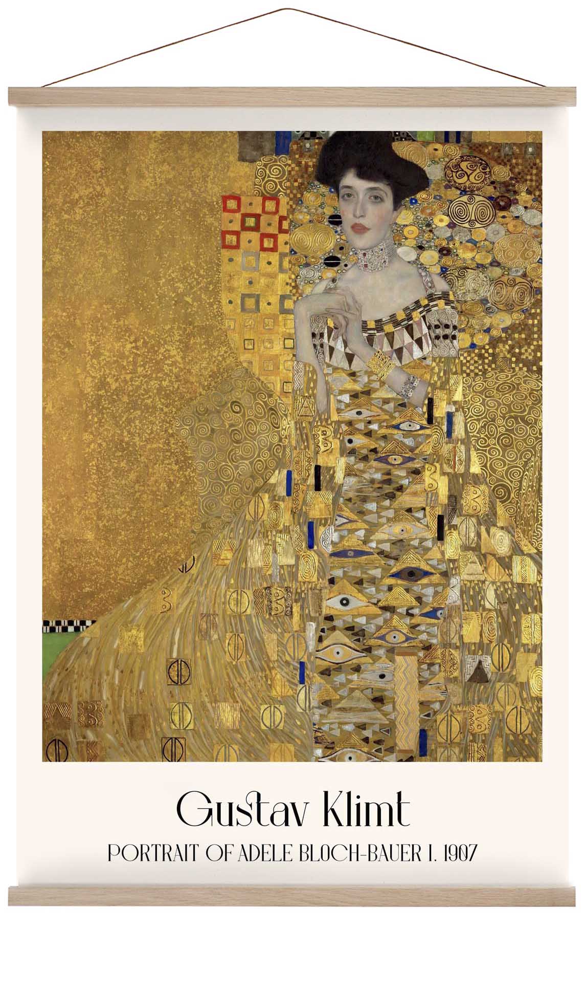 Portrait of Adele Bloch Bauer I by Gustav Klimt