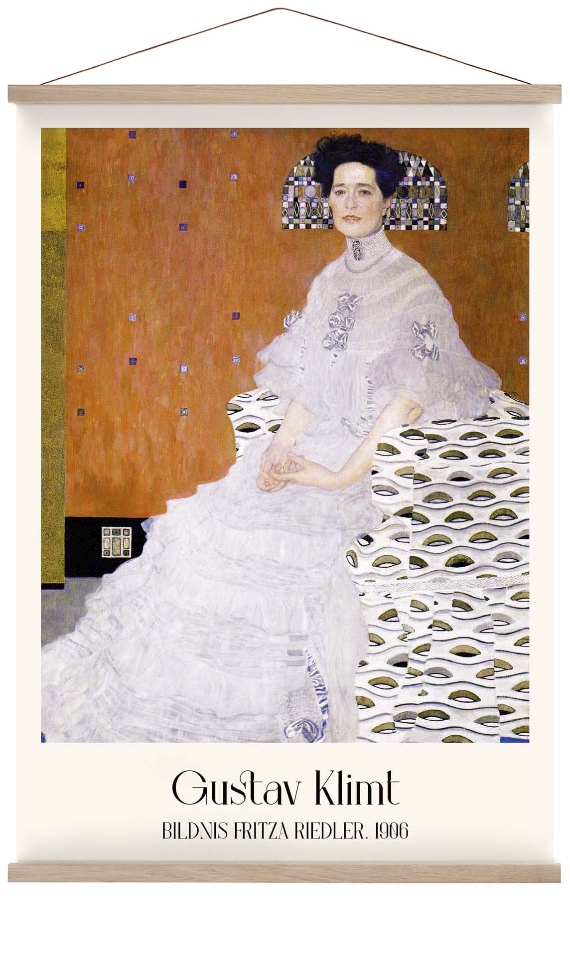 Bildnis Fritza Riedler by Gustav Klimt