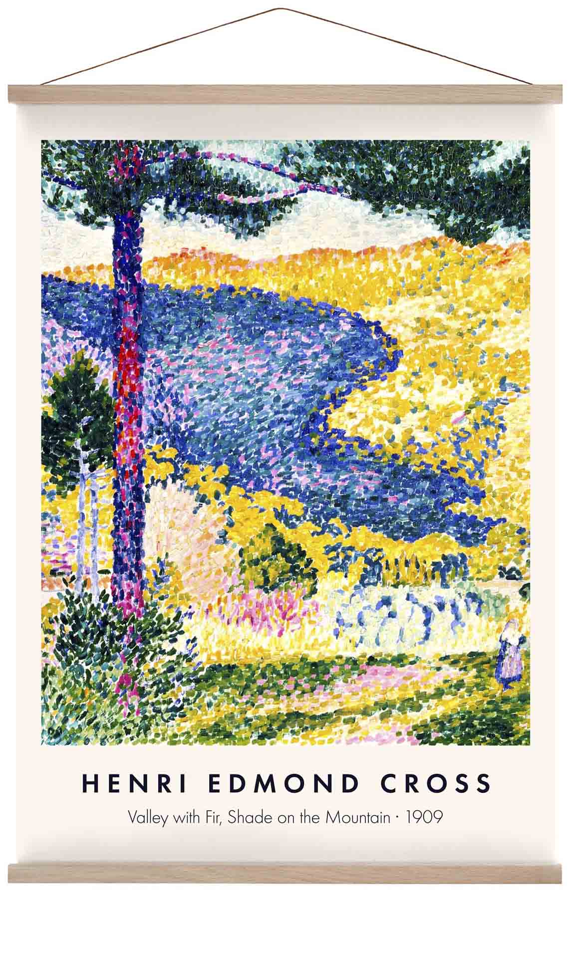 Valley with Fir, Shade on the Mountain by Henri Edmond Cross