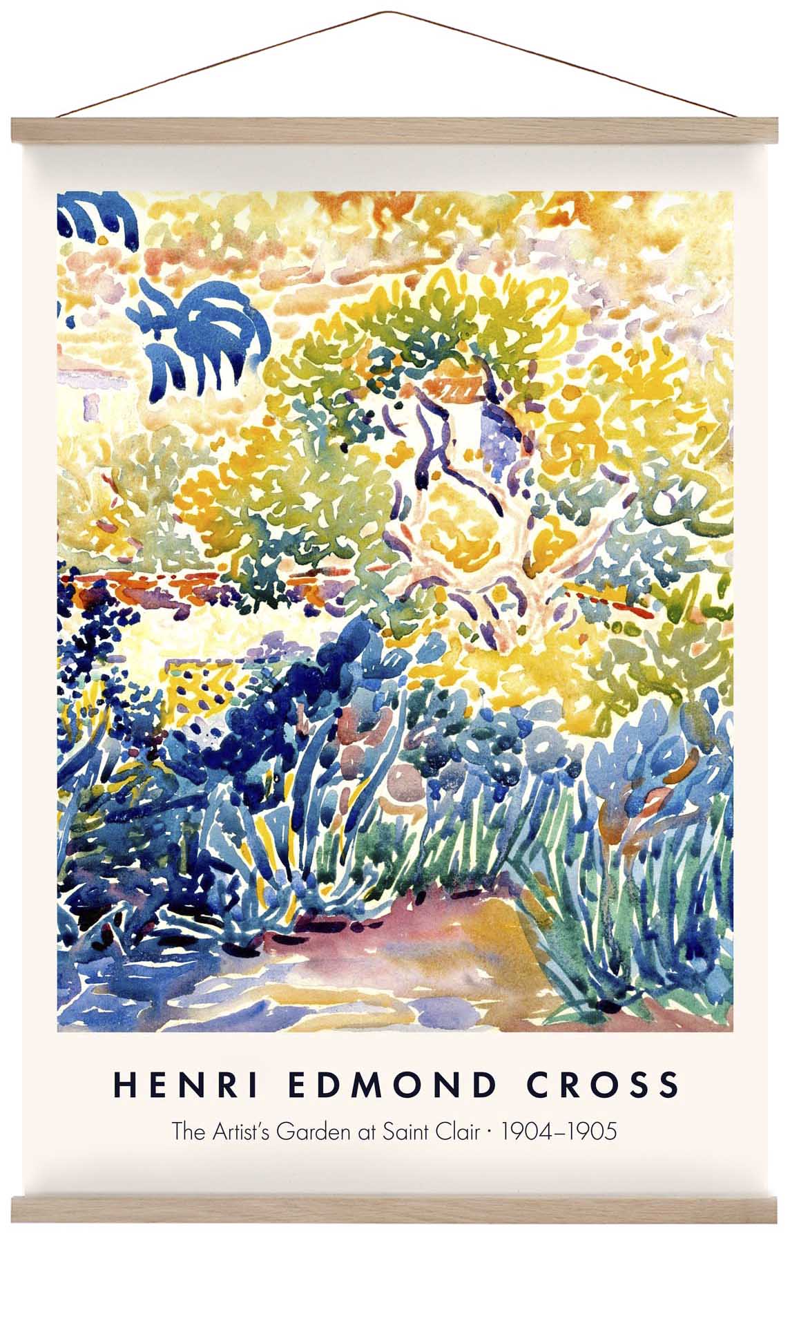 The Artists Garden at Saint Clair by Henri Edmond Cross