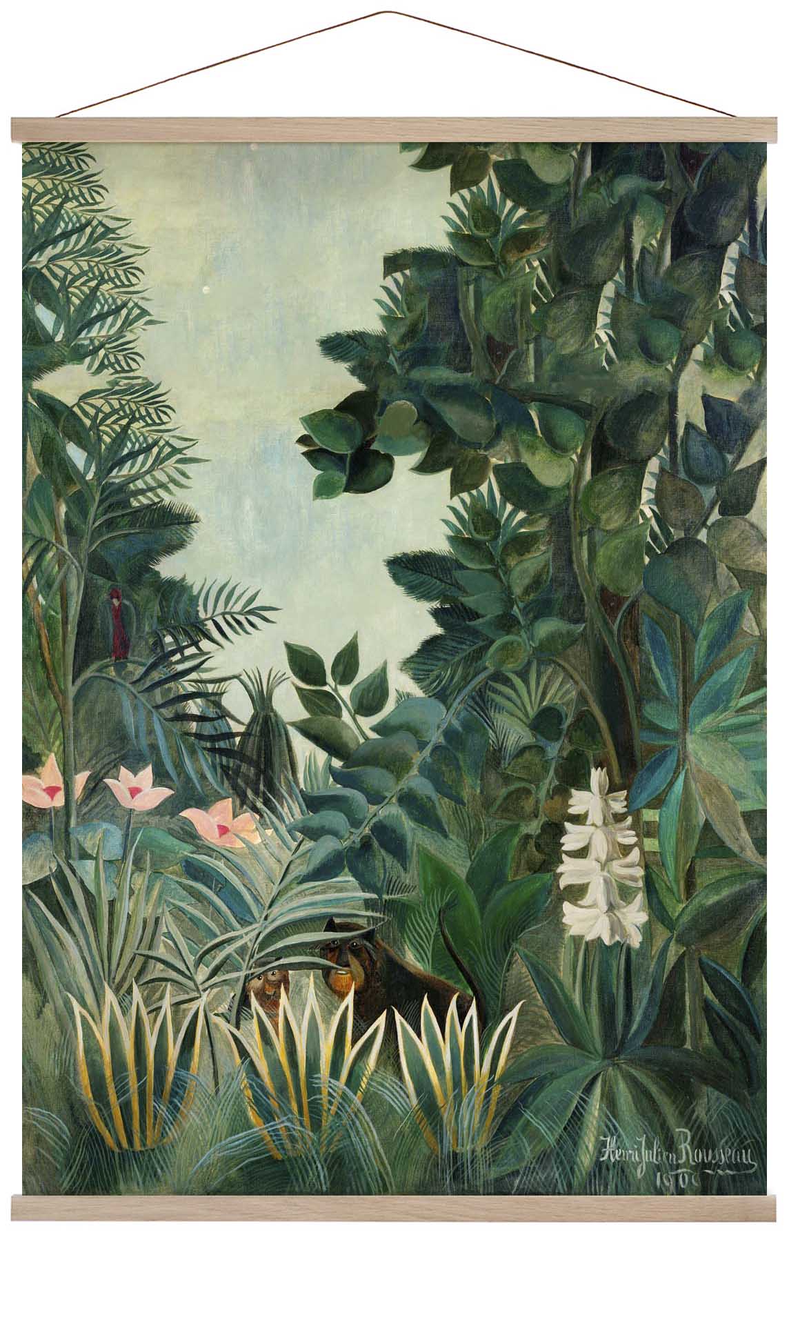The Equatorial Jungle by Rousseau Art Print