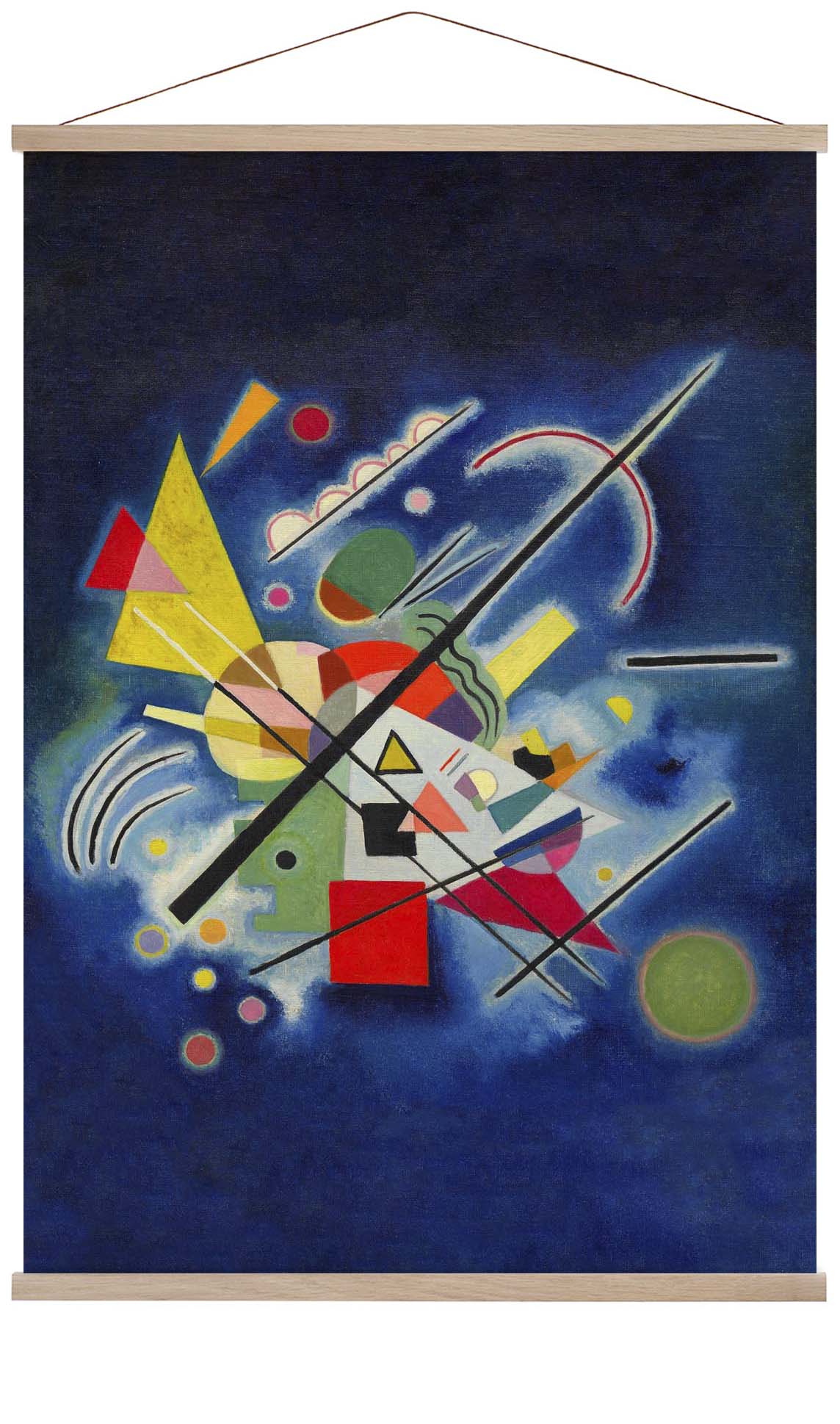 Blue Painting by Wassily Kandinsky