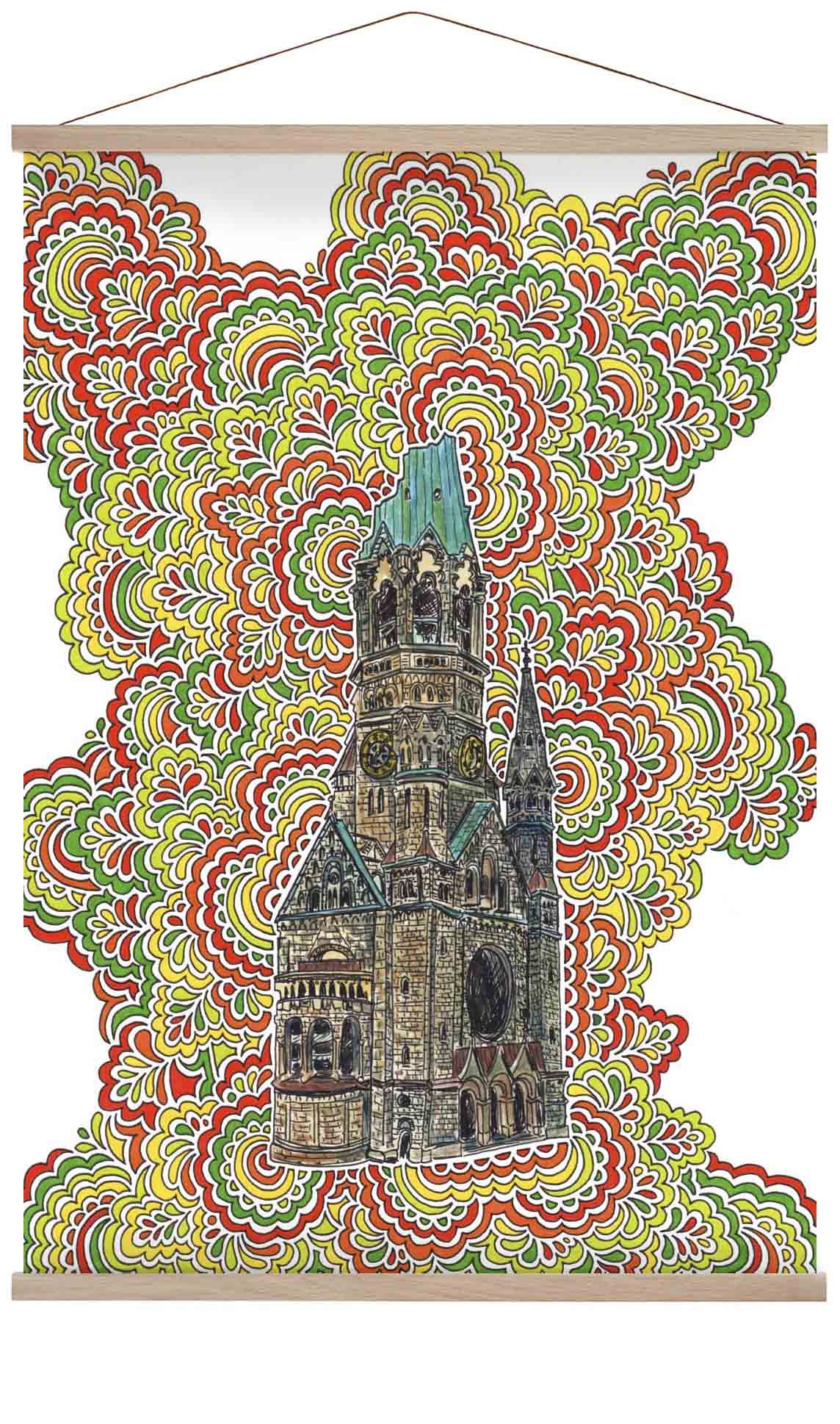 Berlin Gedaechtnis Kirche by Kaitlyn Parker