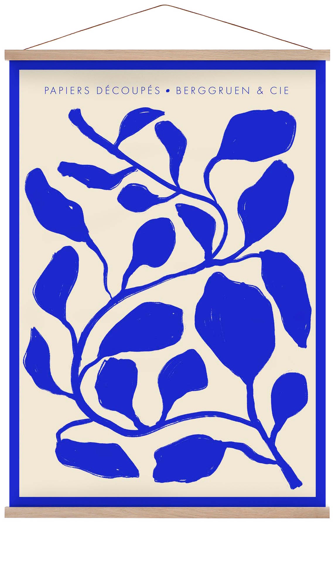 Blue Branch Papiers Découpés Art Exhibition