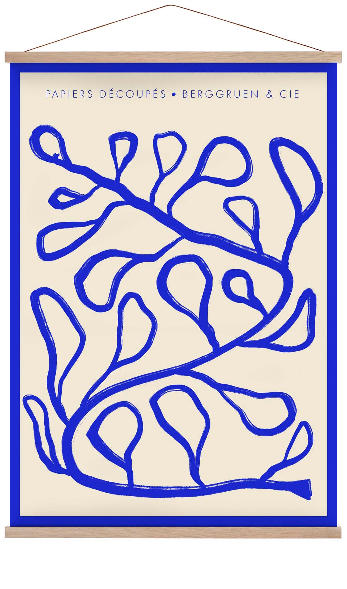 Blue lines Papiers Découpés Art Exhibition