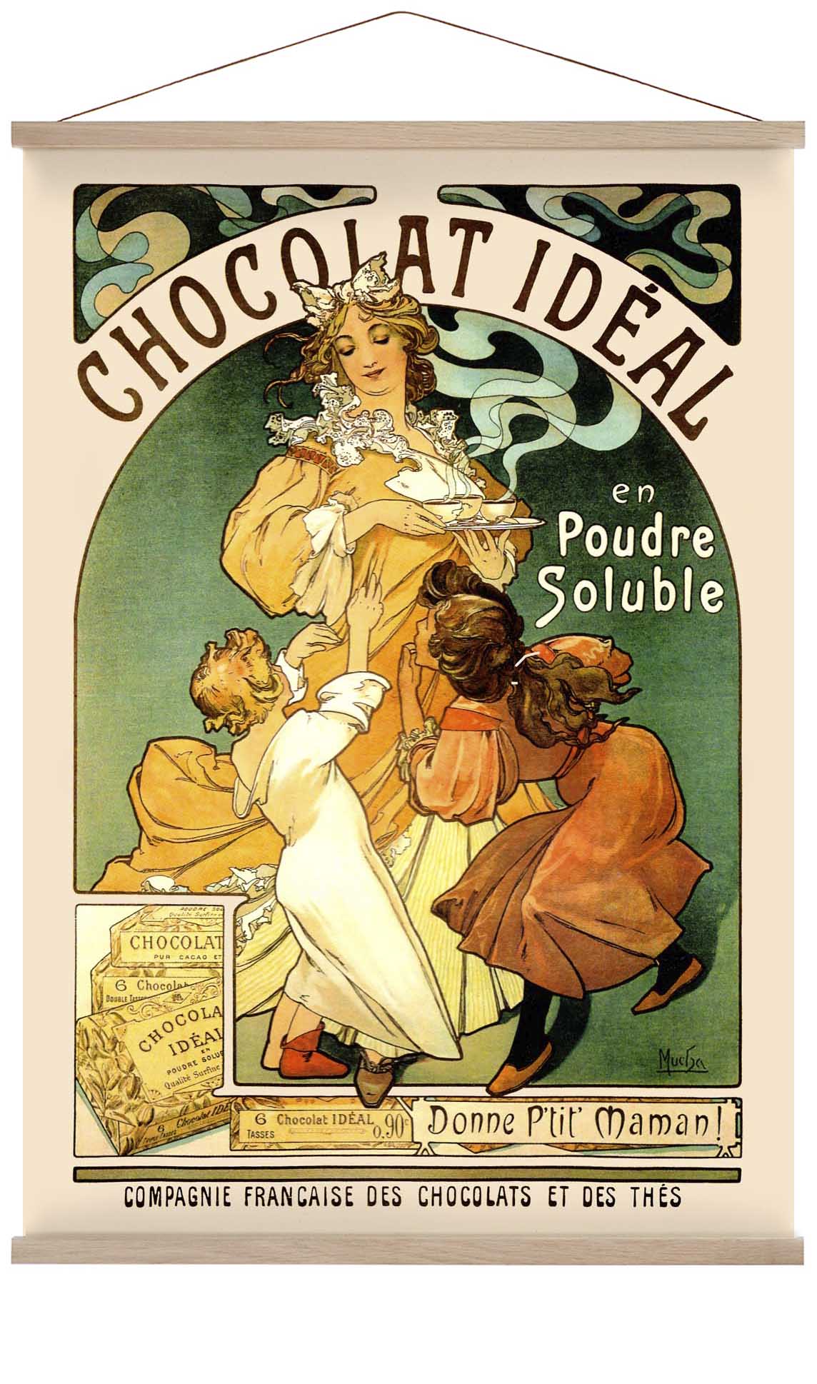 Chocolat Ideal by Alphonse Mucha