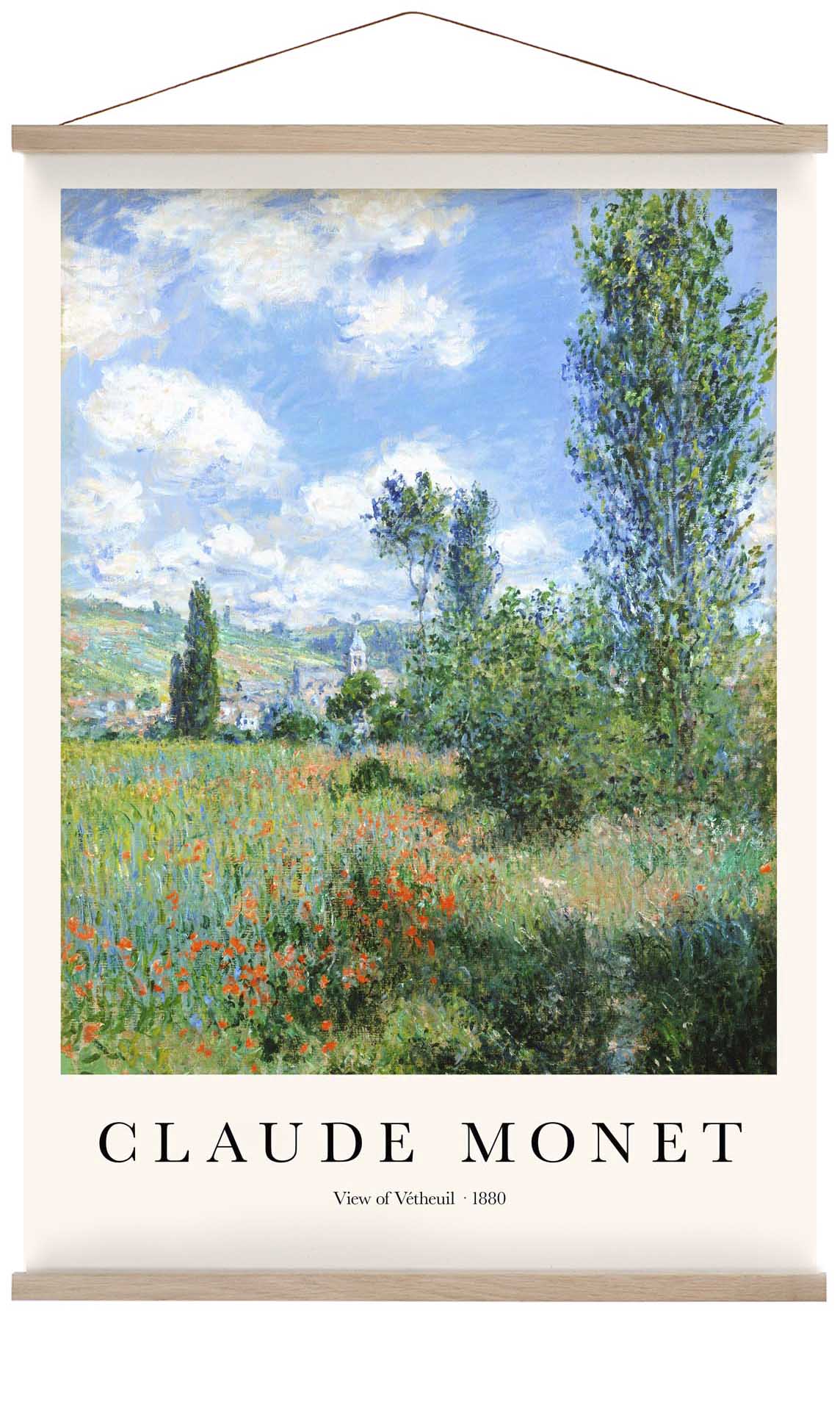 View of Vétheuil by Claude Monet