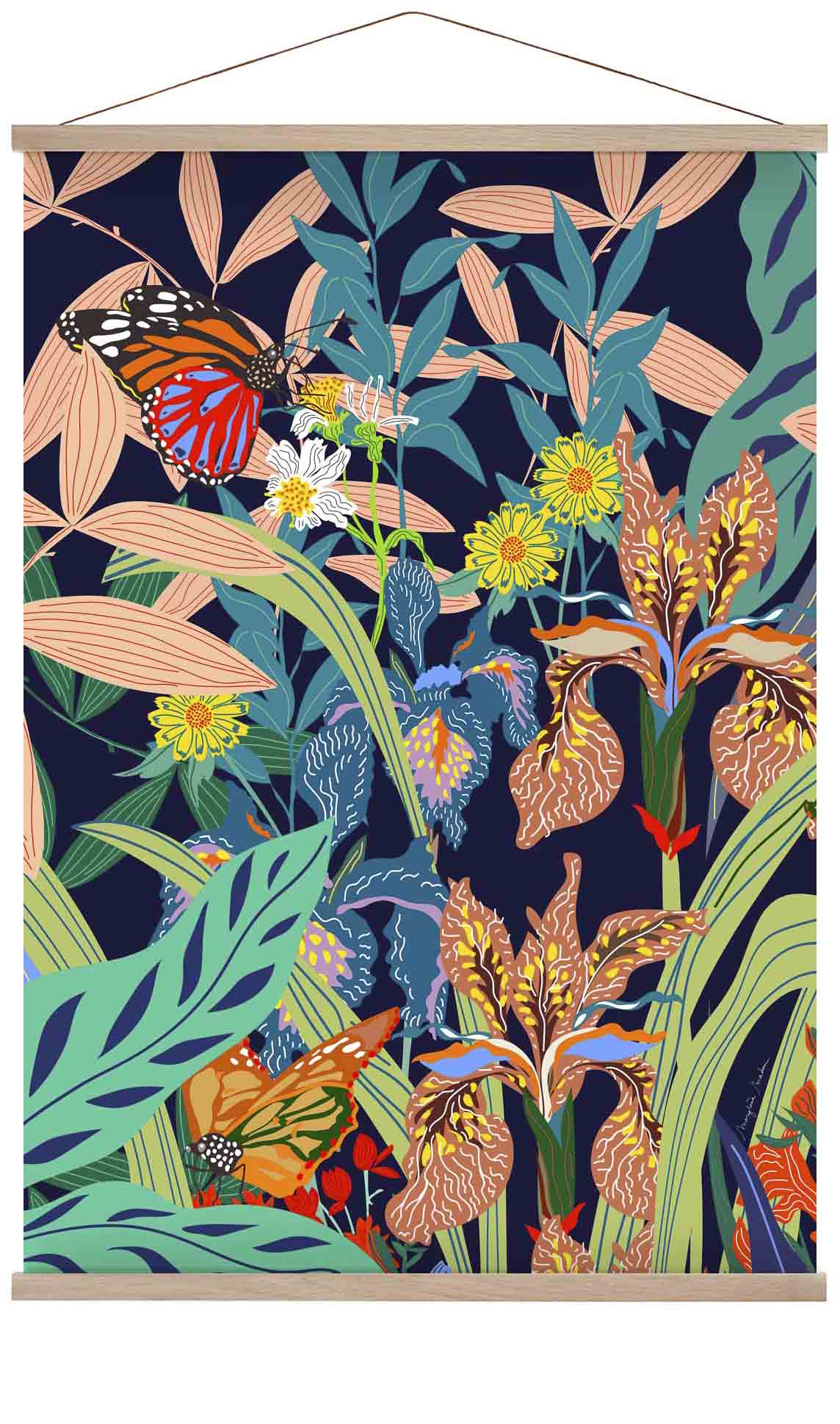 Butterfly Tropical Garden by MARYLENE MADOU