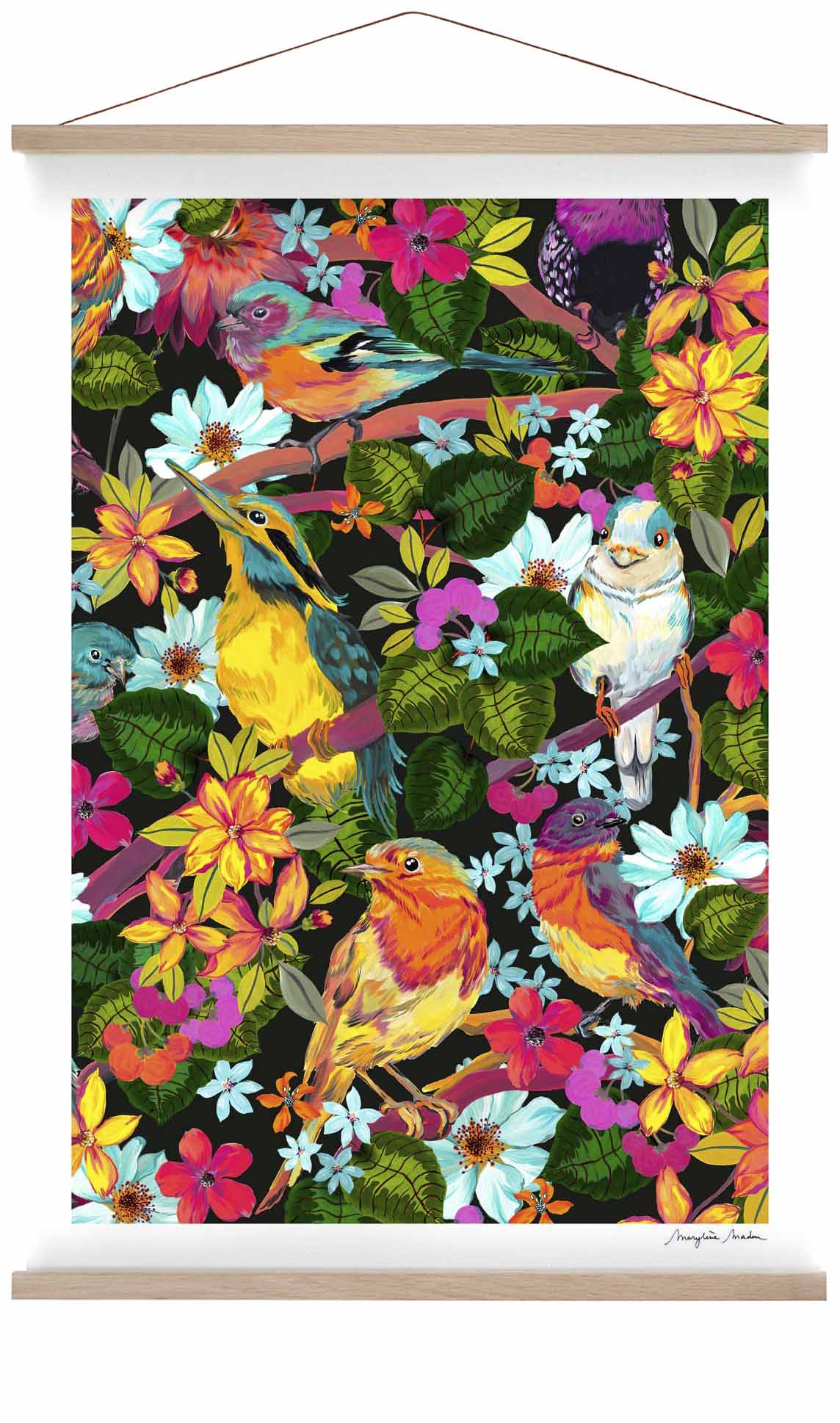 Forest Birds VERTICAL by MARYLENE MADOU