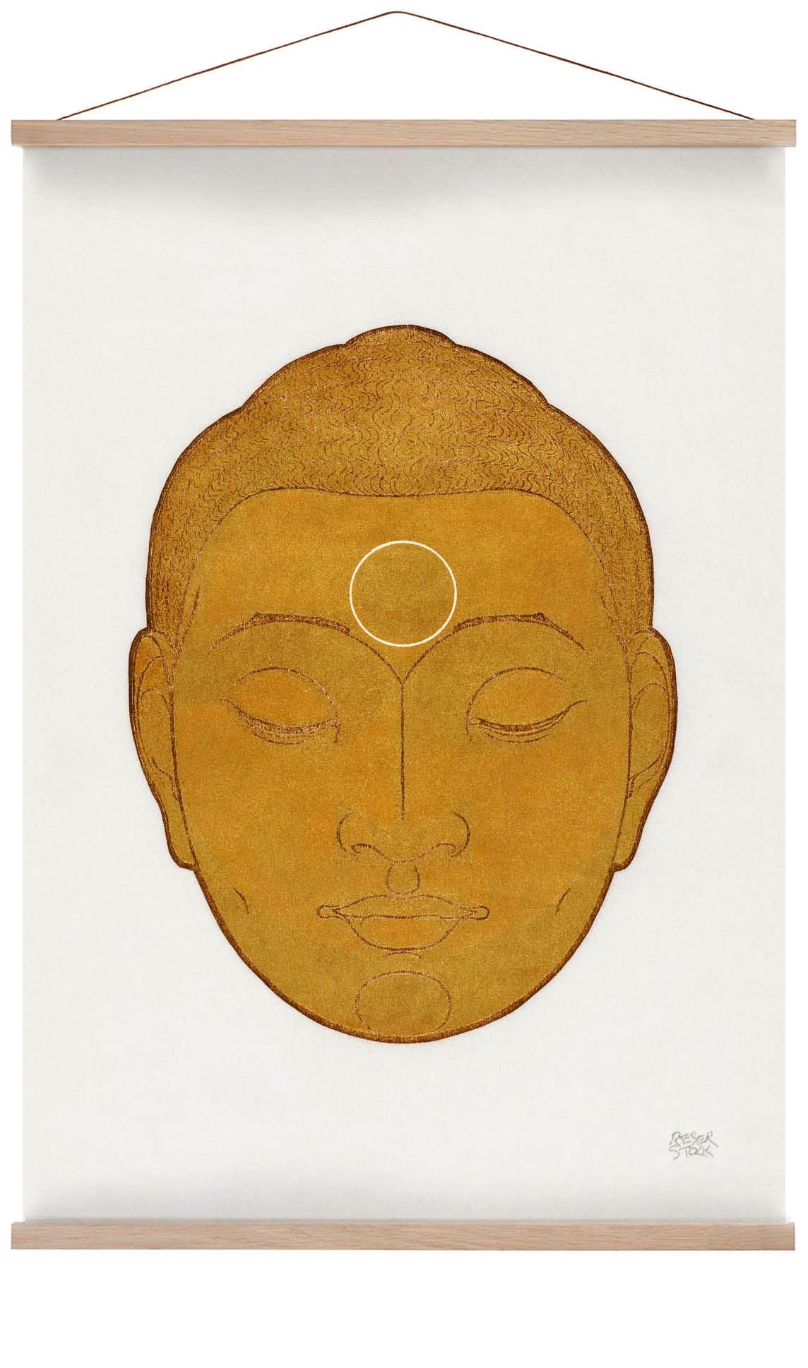 Head of Buddha by Reijer Stolk